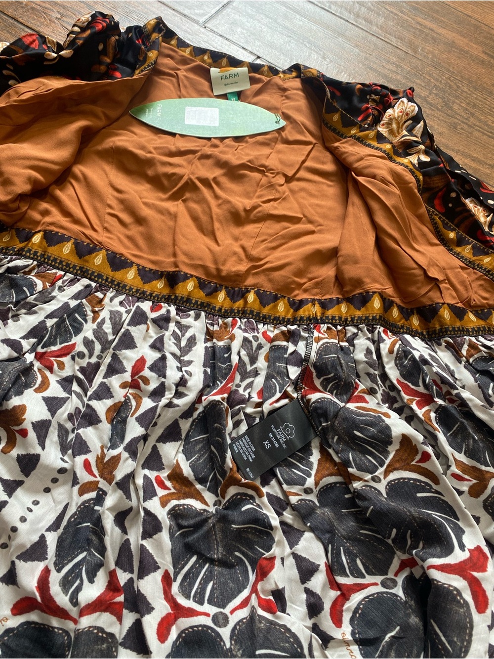 Farm Rio Tapestry Garden Mini Dress - Picture 14 of 15